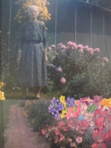 Grandma Stankaitis with her flowers