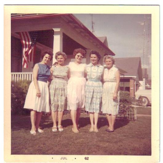 The Petreikis "girls" (l to r): Dorothy, Mary, Anne (Petreikis Urban)  , Josephine and Helen.