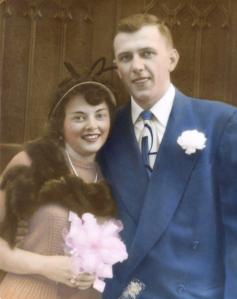 Clarice & Vic Alane, Jr. wedding, 1950