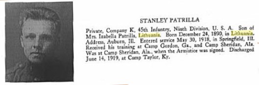 Auburn, Ill. Lithuanian-American who trained at Camp Gordon.