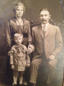 John P. Yuskavich, Jr. with his mother Stella (Kuizin) and father, John P., Sr.