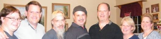 from left: Colleen, Terry, Pat, Mike, and Tim Shaughnessy, Deb (Shaughnessy) Blazis, and Pam (Shaughnessy) Becker