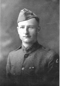 John Joseph Straukas, age 28,  WW I portrait 