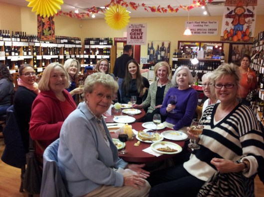 Counter-clockwise around the circle, from bottom left: Josephine, Sandy, Kristina, Sandy, Irena, Asta, Joanie, Mary, Sharon and Teresa.