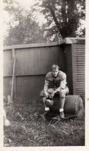 Willie Kavirt, St. James Trade School football star, 1940s. 