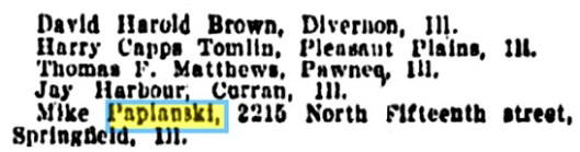 Paplanski, Mike draft eligible in Newspaper